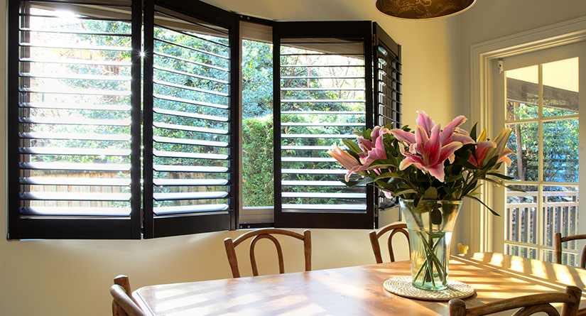 Stained Timber Shutters In Melbourne Homes